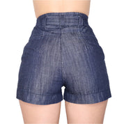 Y2K MISS SIXTY High Waisted Denim Sailor Shorts (XS/S)