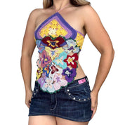 Crochet Doily Orchid Top (S)