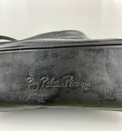Paloma Picasso Vintage Black Soft Leather Shoulder/Crossbody Tote Bag