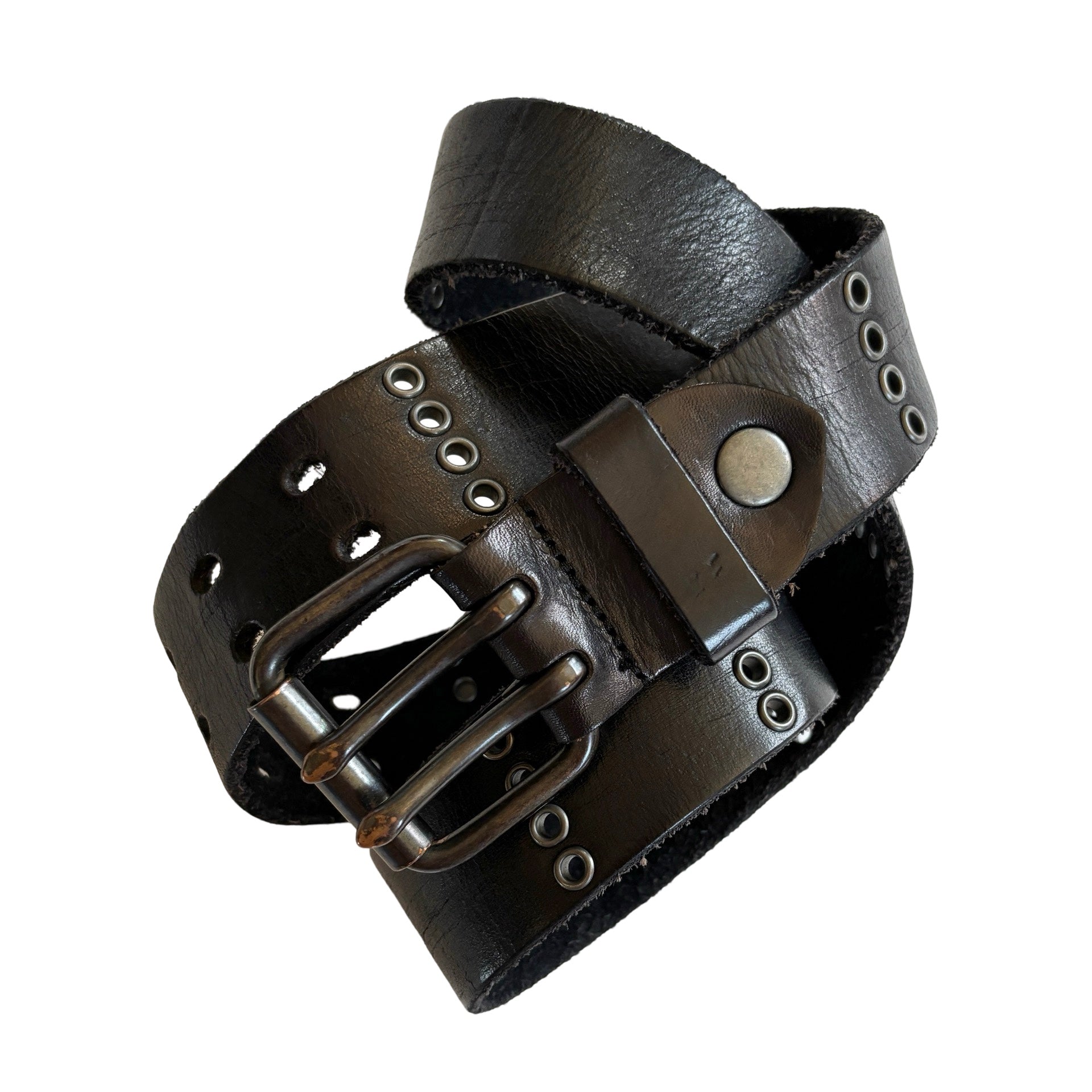 Y2K Genuine Leather Belt (M)