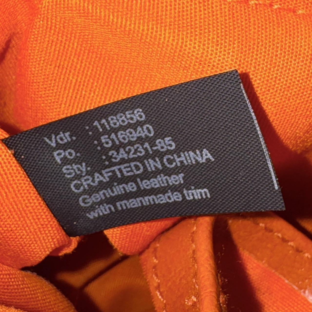Wilson’s Leather Orange Croc Bag