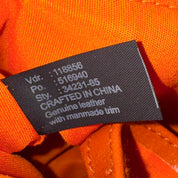 Wilson’s Leather Orange Croc Bag