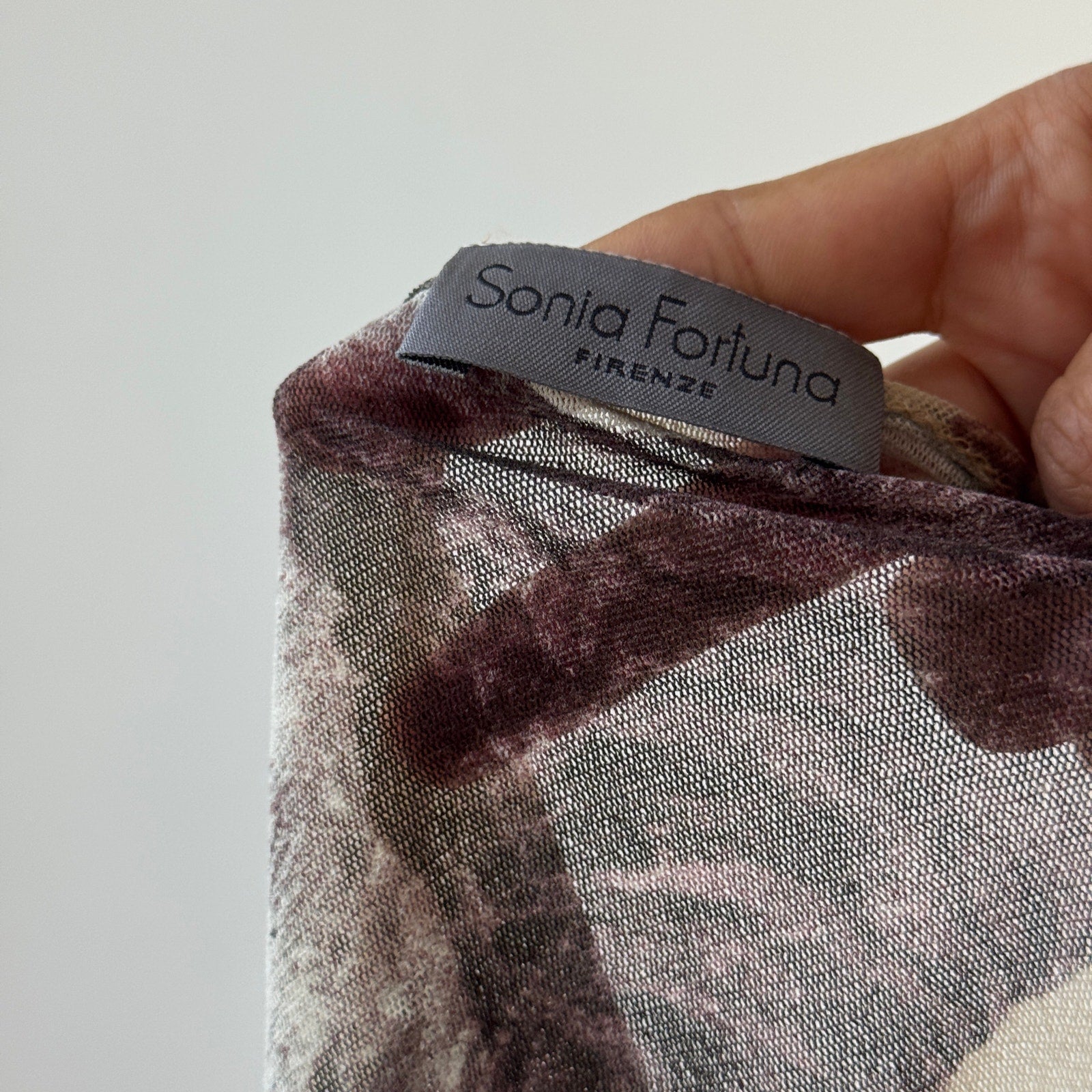 Sonia Fortuna Floral Mesh Top (S)