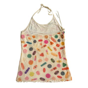 Italian Pill Graphic Halter Top (M)
