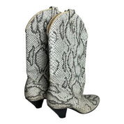 Snakeskin Cowboy Boots (6)