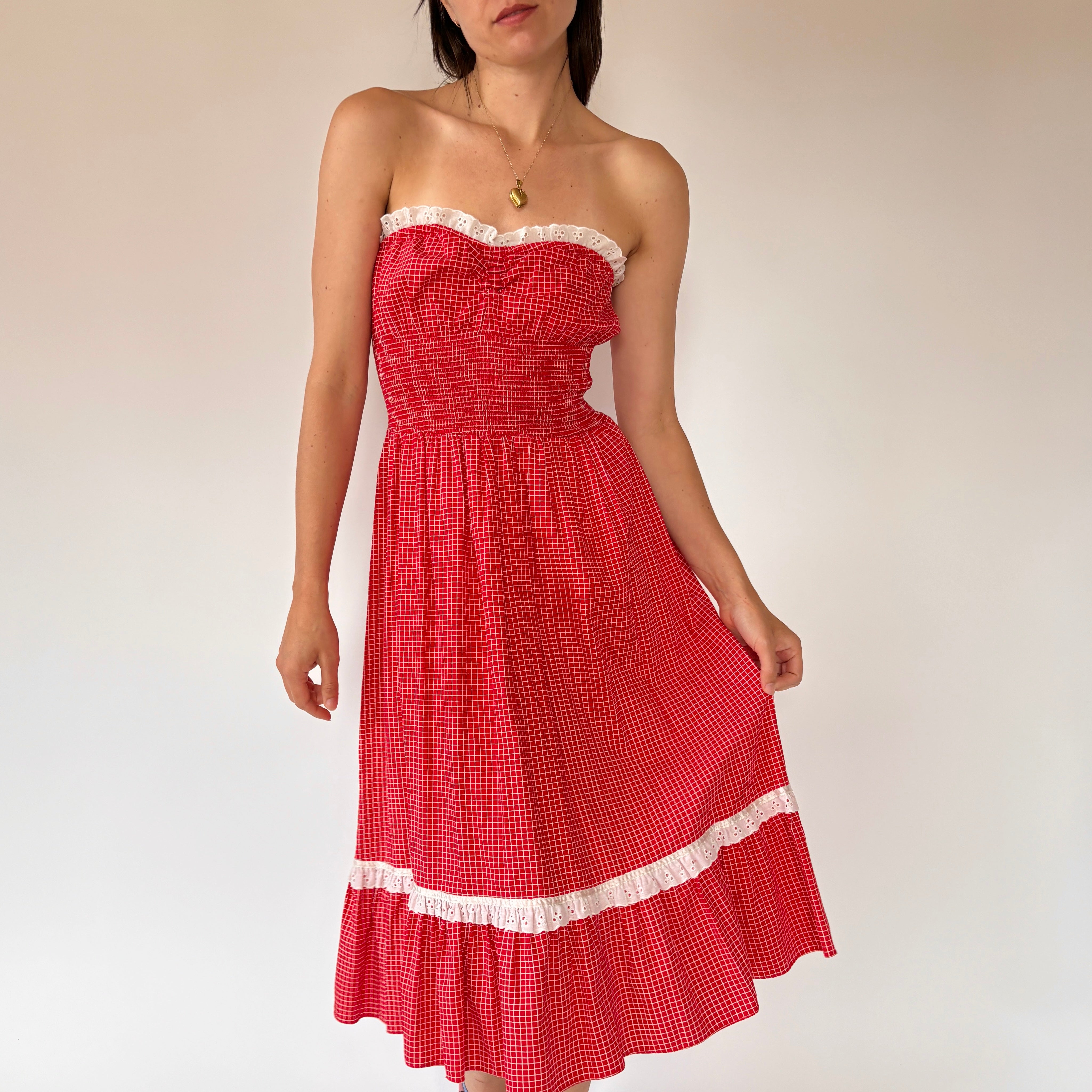 v neck linen dress Octavia 17