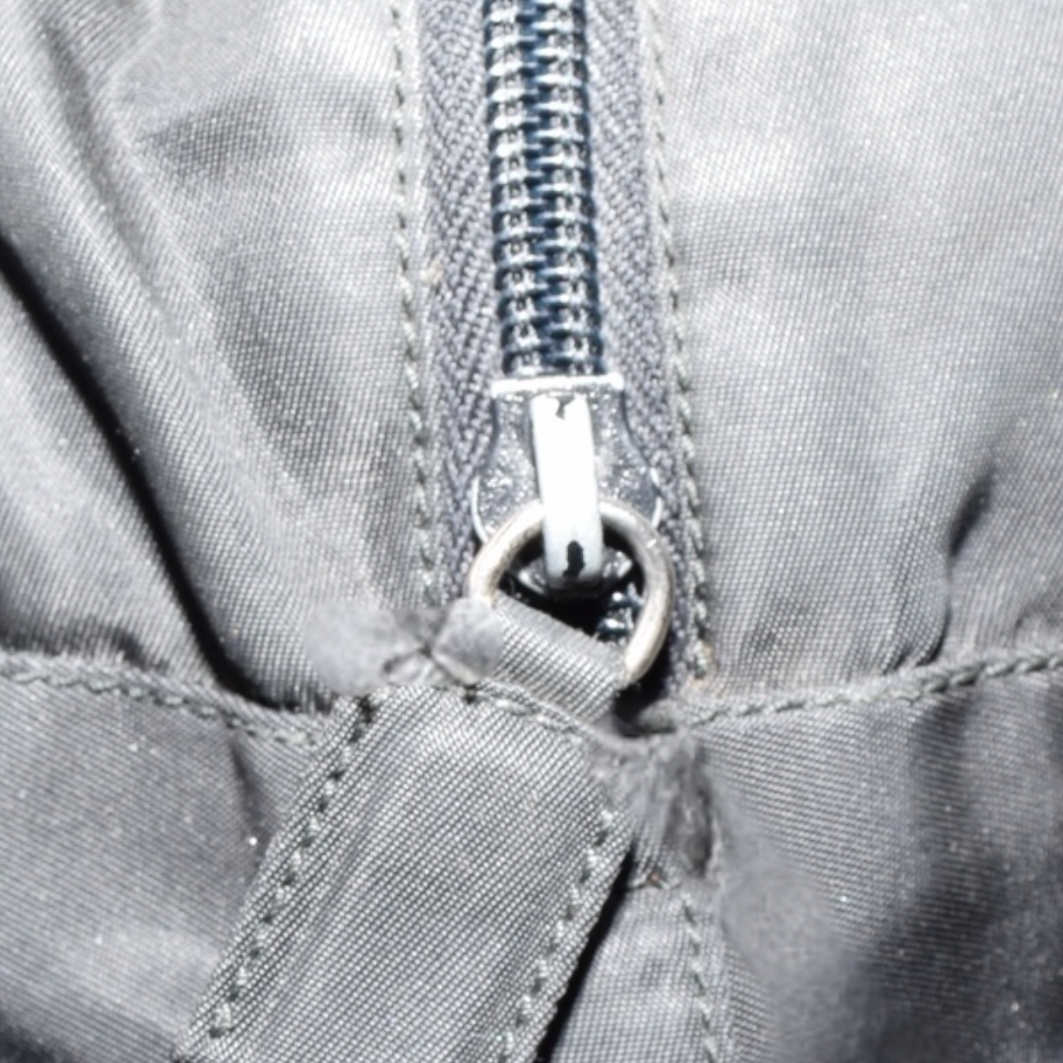 Vintage Prada Black Tessuto Nylon Top Handle Bag