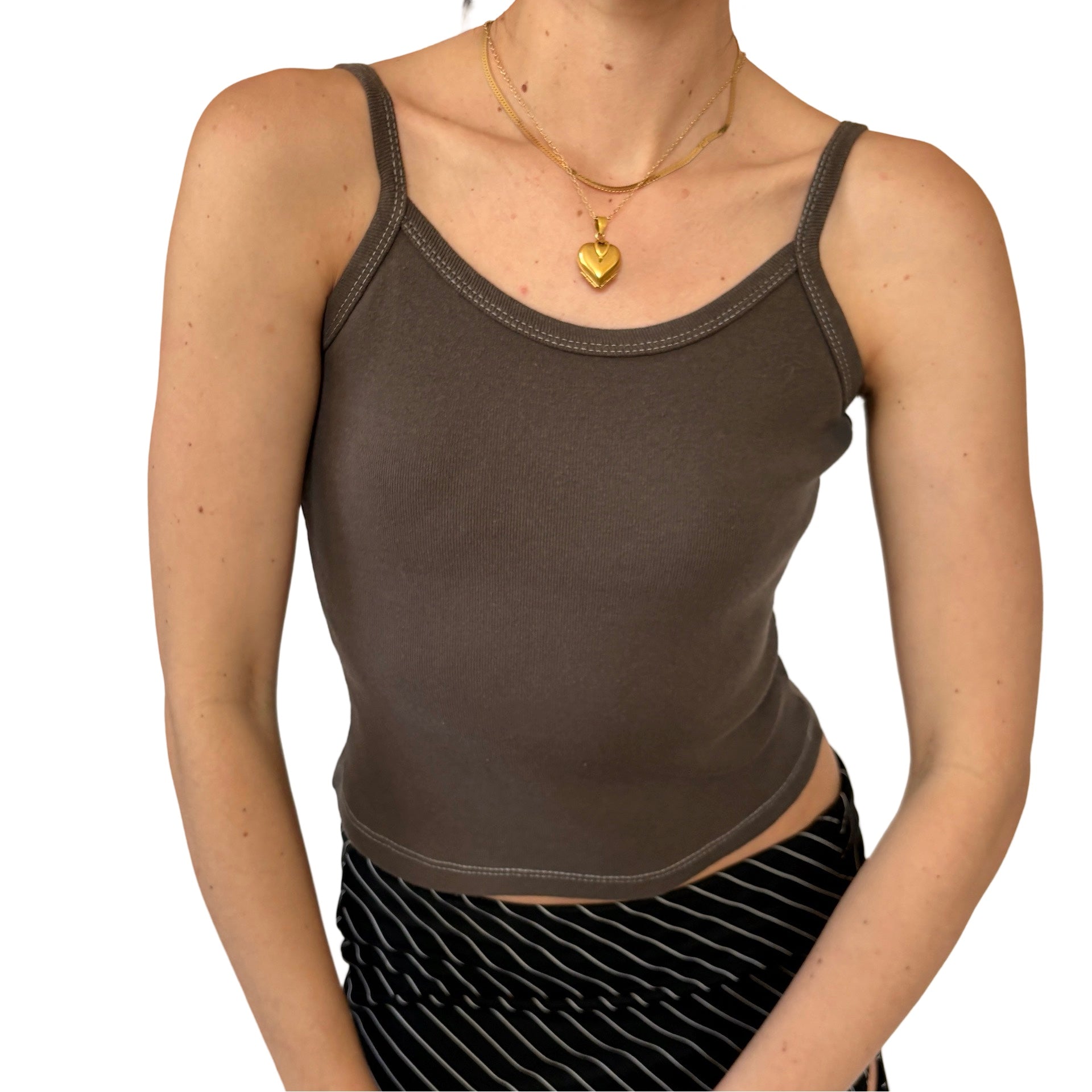 90s Slate Cotton Tank (XS)