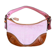 Y2K Baby Pink Monogram Coach Bag