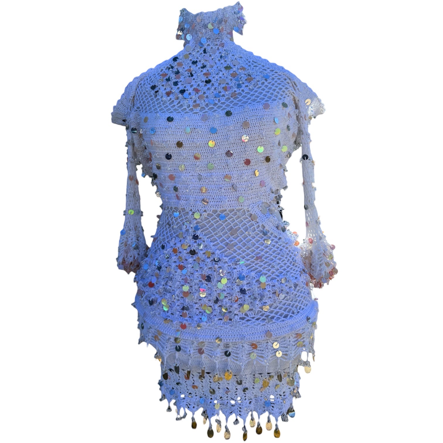 One of a kind crochet fairy dress (XS/S)