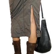 Vintage Utility Parachute Maxi Skirt (XS/S)