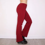 Y2K GUESS Red Flare Pants (M)