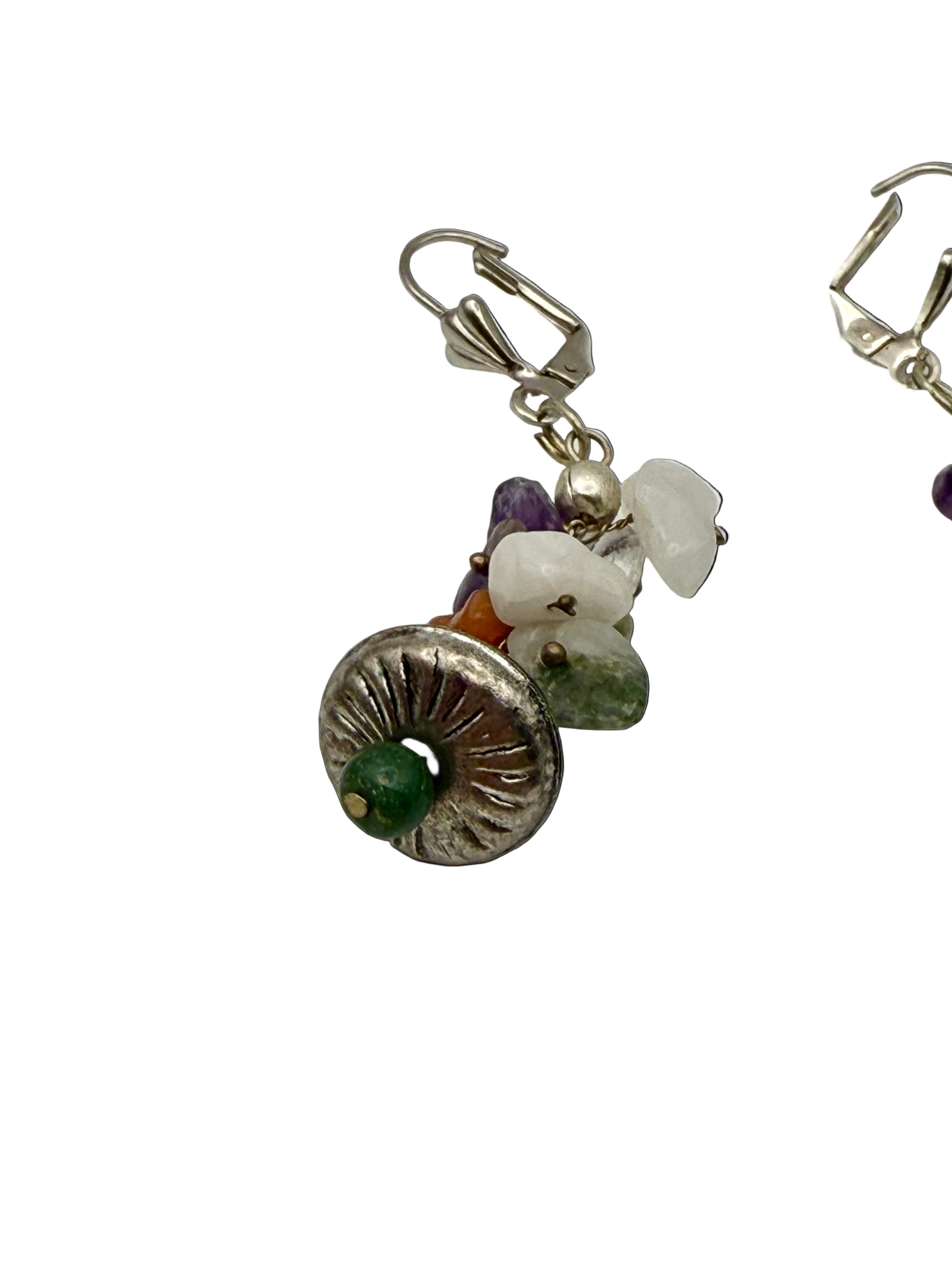 Multicolor Gemstone Beaded Necklace Set