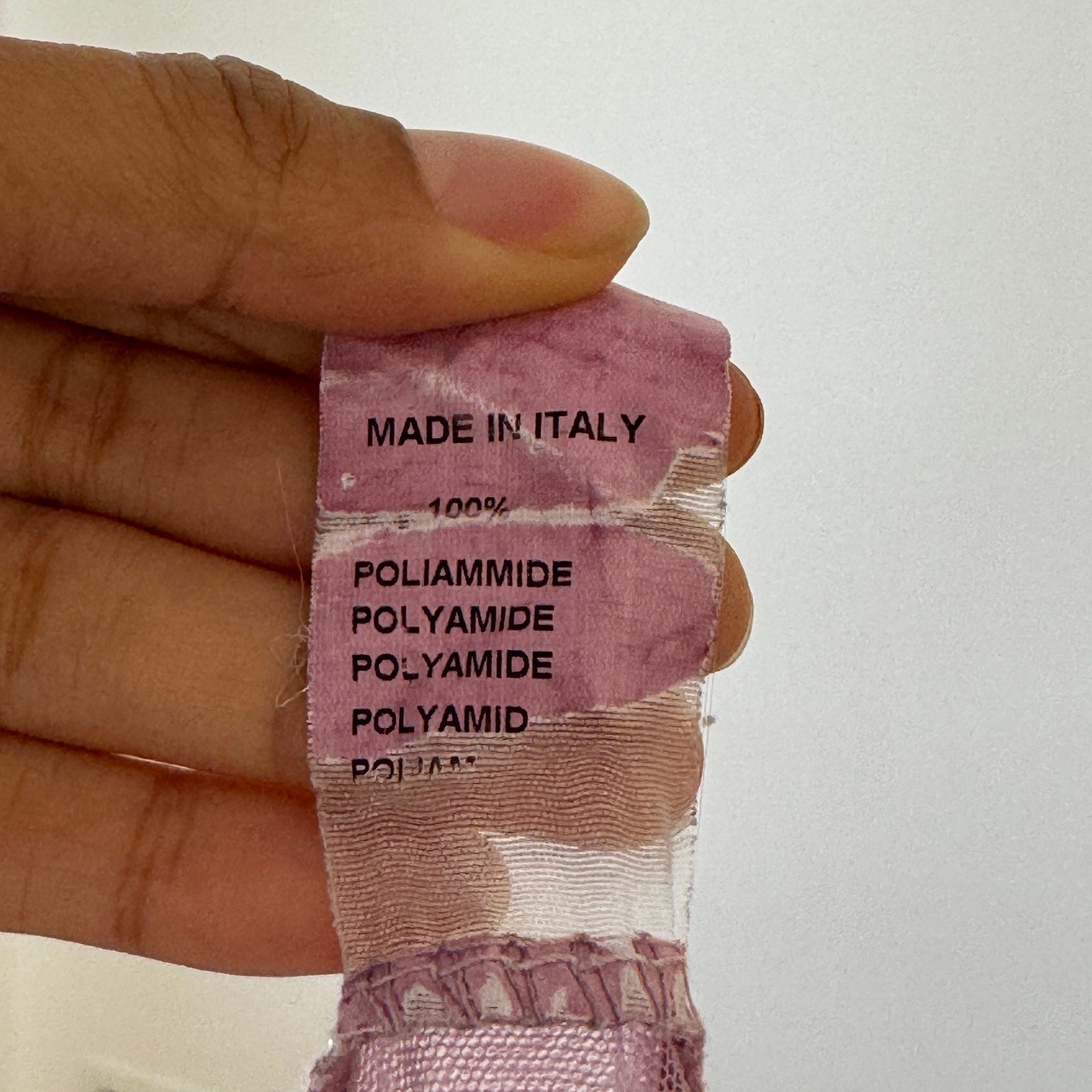 Vintage Italian Dusty Pink Mesh Top (M)