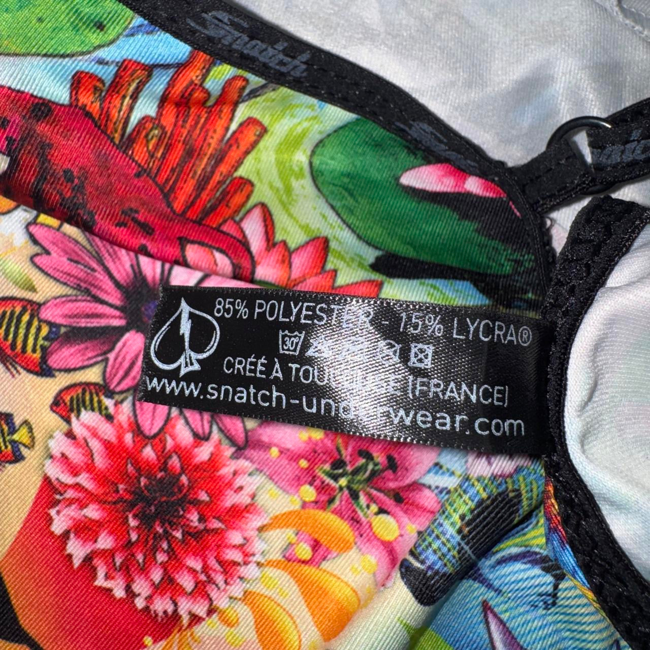 French Y2K Digital Ocean Print Cami (M)
