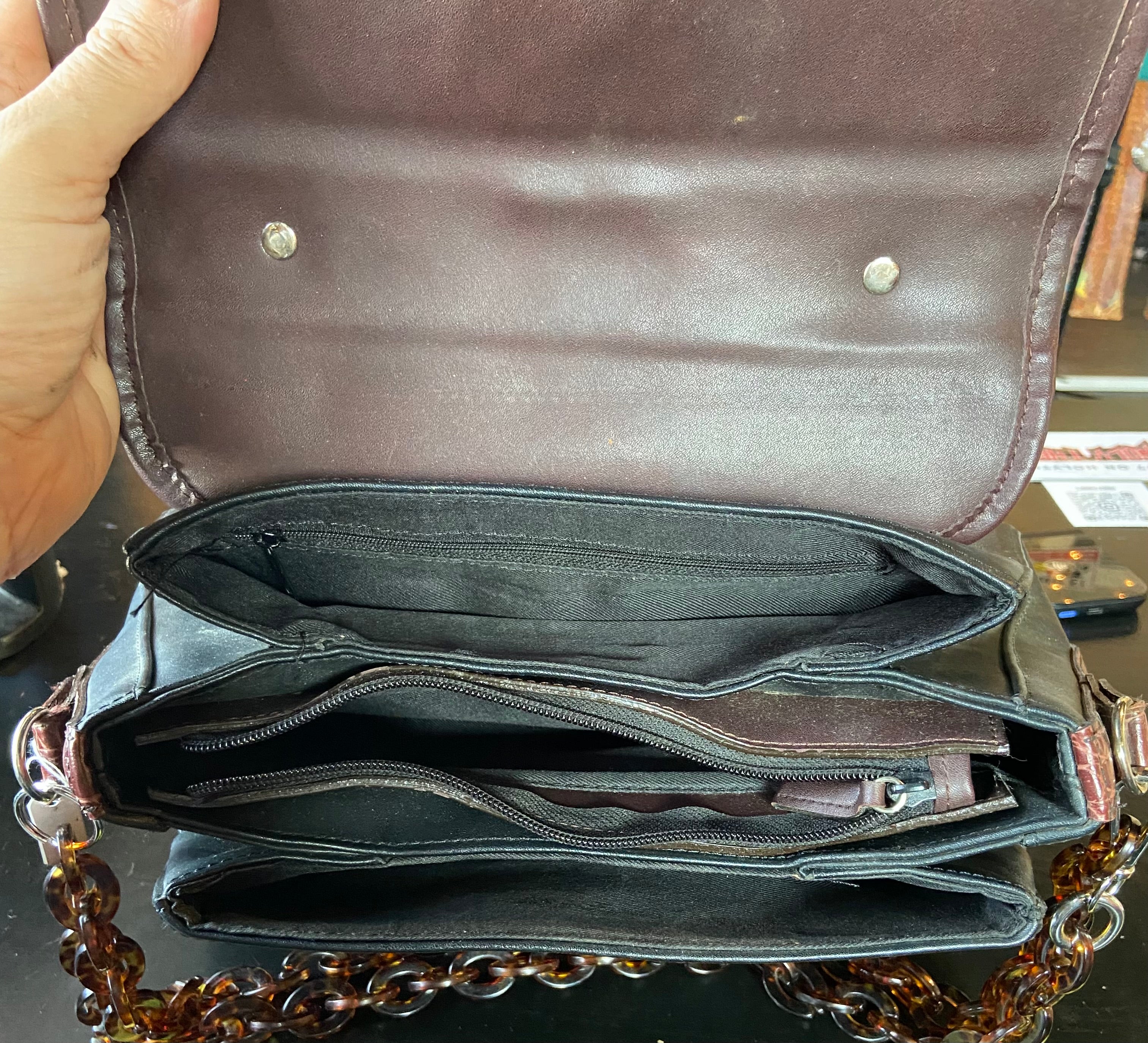 Alligator leather bag