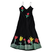 Italian Silk Floral Dress (S/M)
