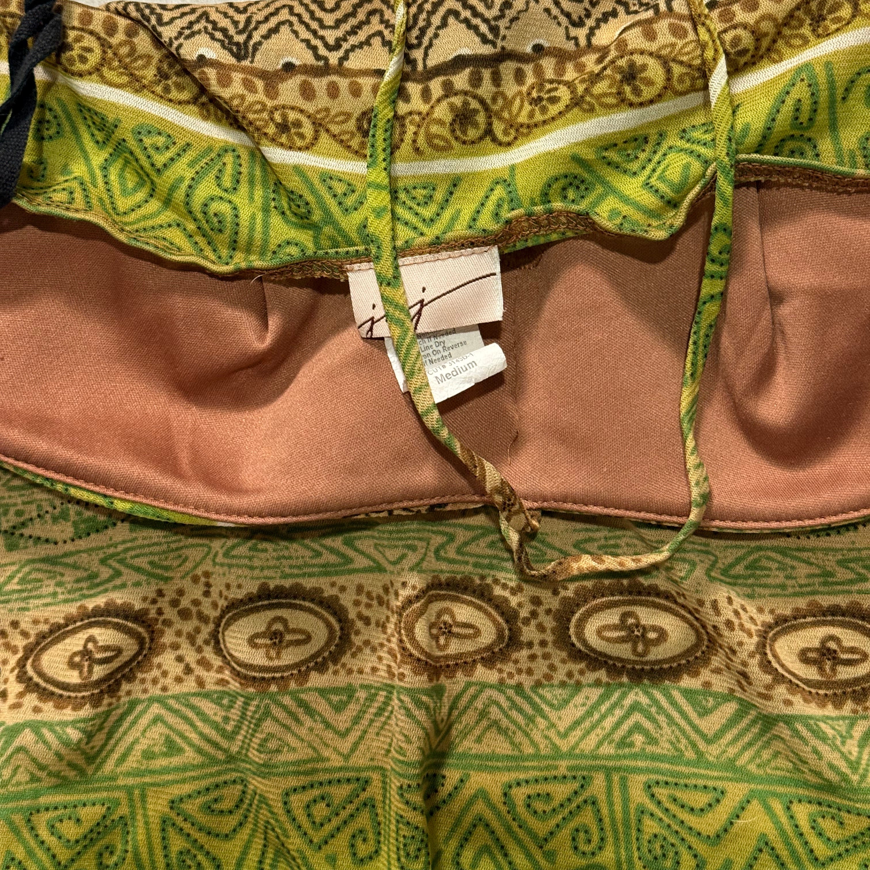 Y2K handkerchief halter top (L)