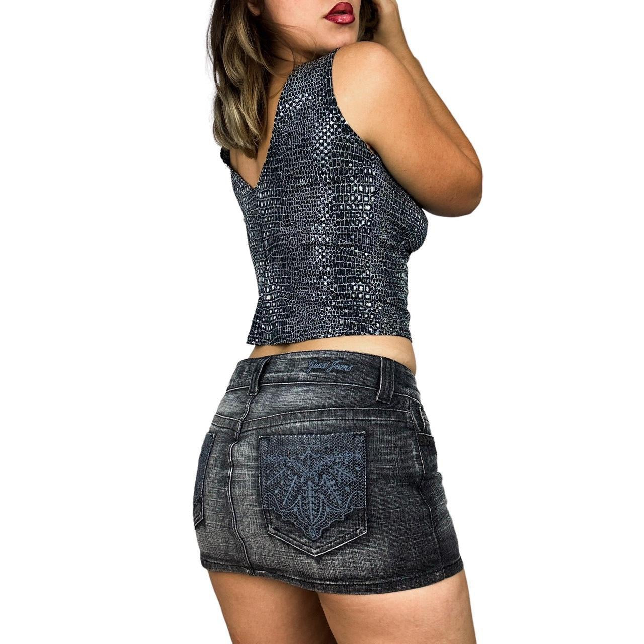 Guess Y2K Denim Mini Skirt (S)
