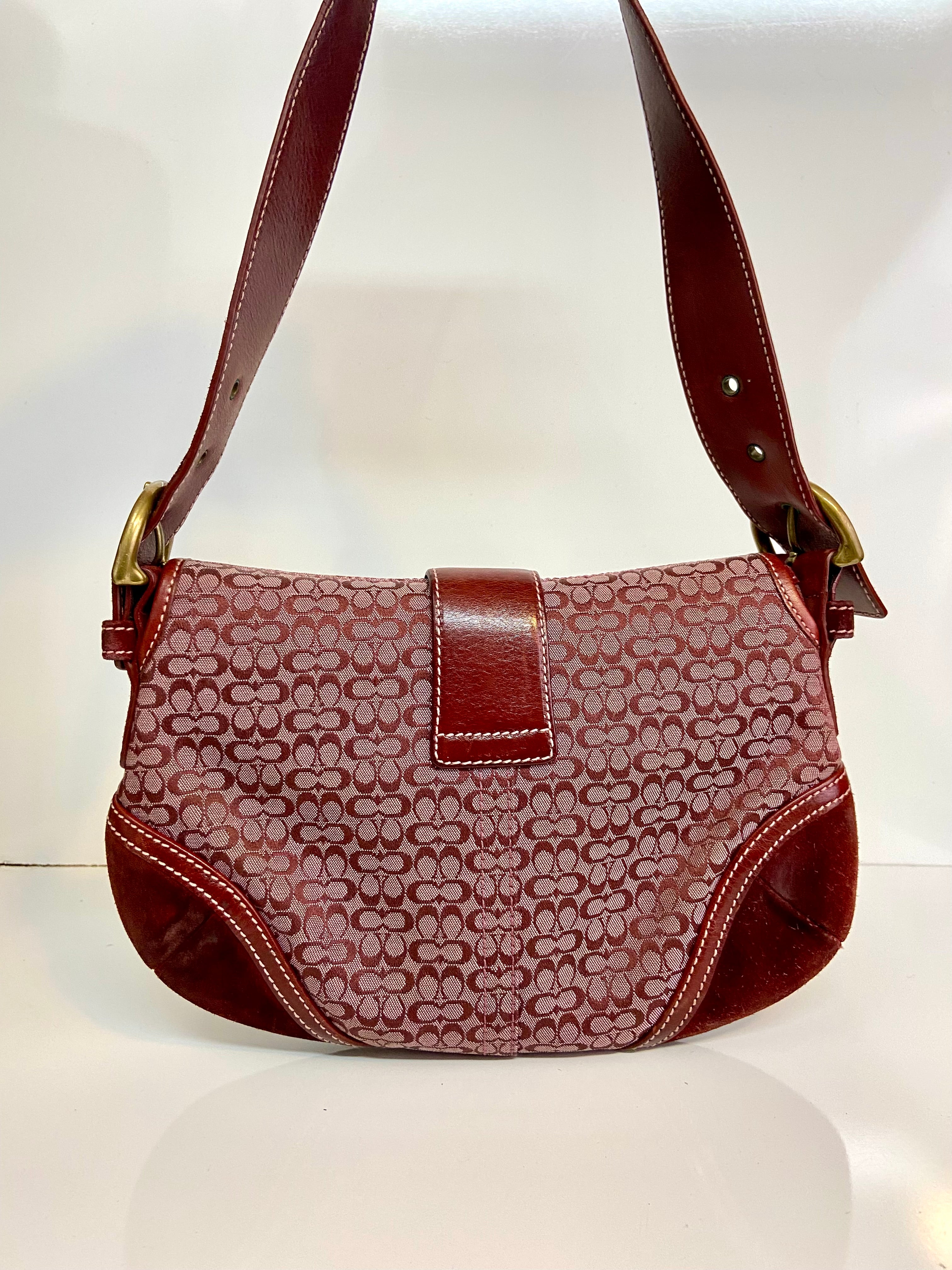 Coach Burgundy Purse