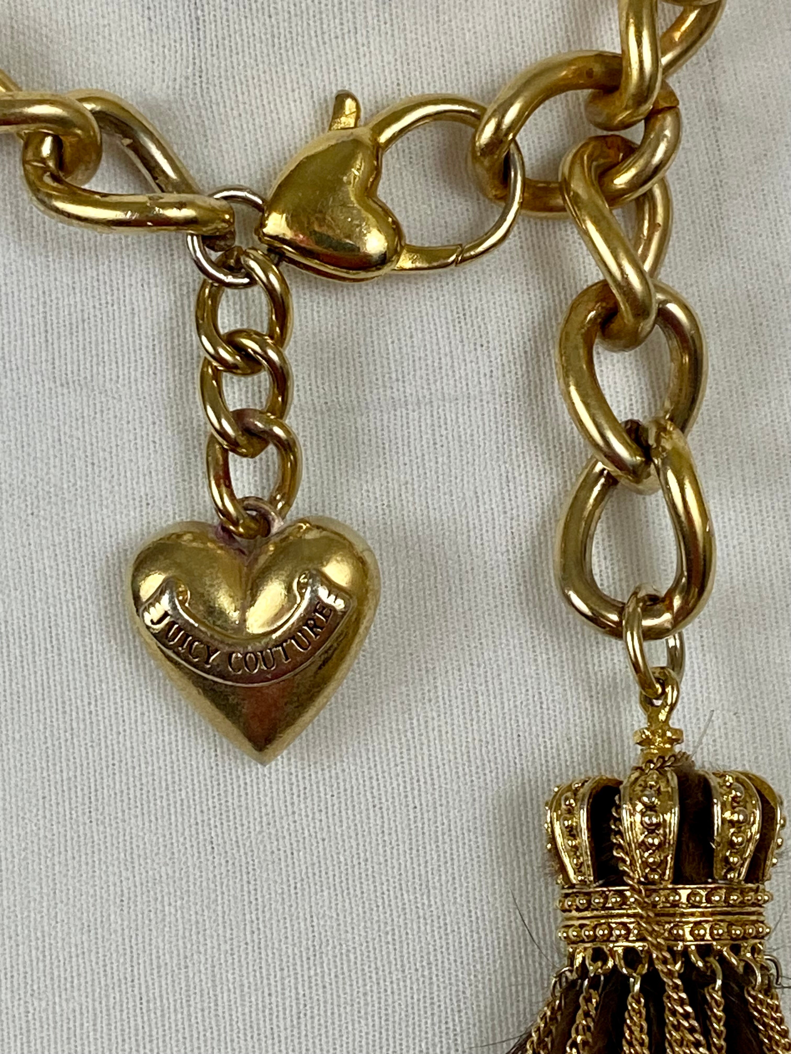 Reworked gold Juicy Couture choker