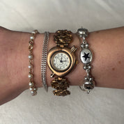 Vintage Cupid's Bow & Heart Watch