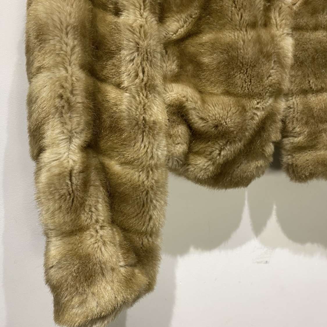 Vintage Italian Faux Fur Coat (S/M)