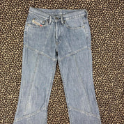 Diesel Stitching Detail Flare Jeans (S)