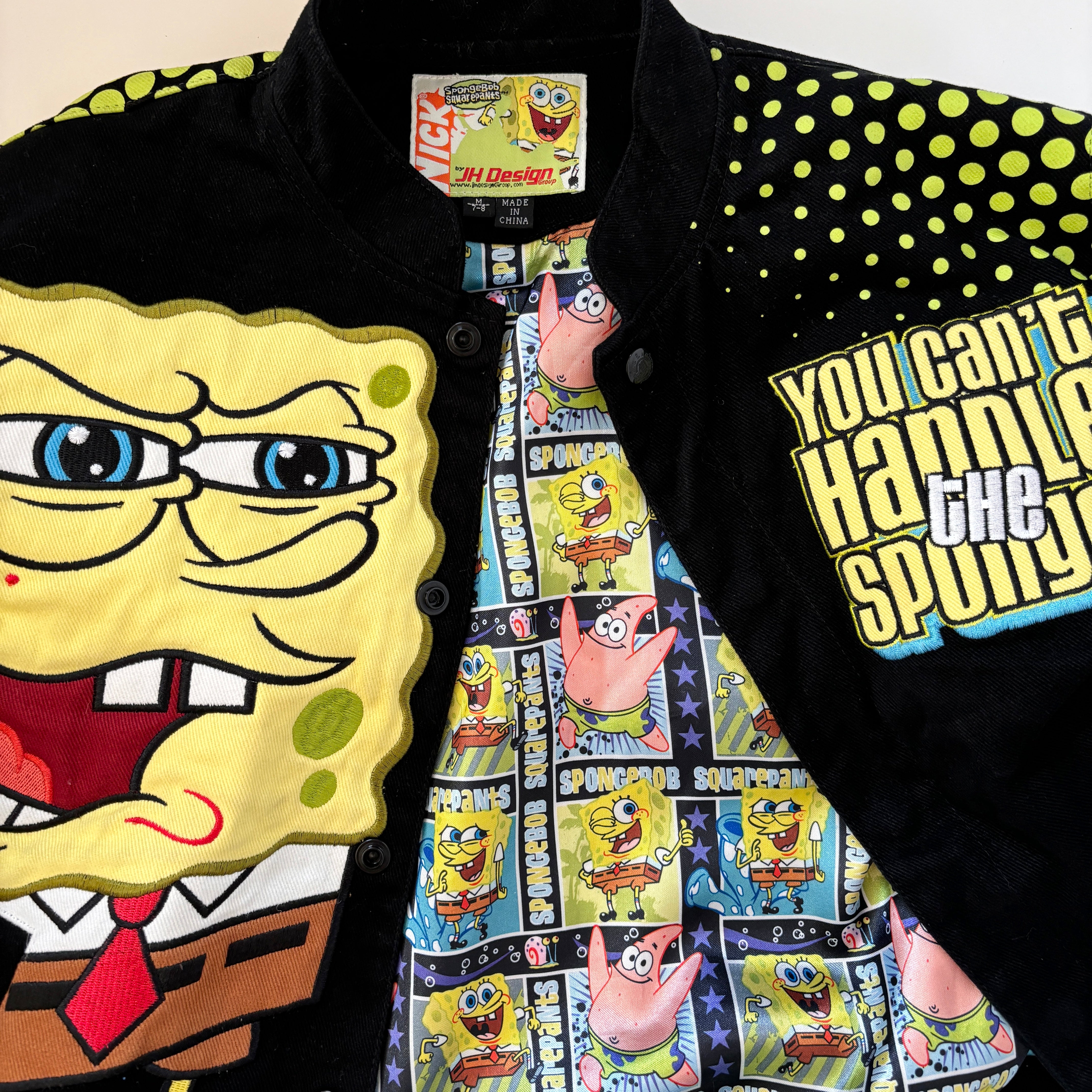 SpongeBob SquarePants Racing Jacket (XS) – Holy Thrift