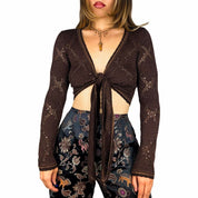 Caché Embellished Knit Bolero (XS)