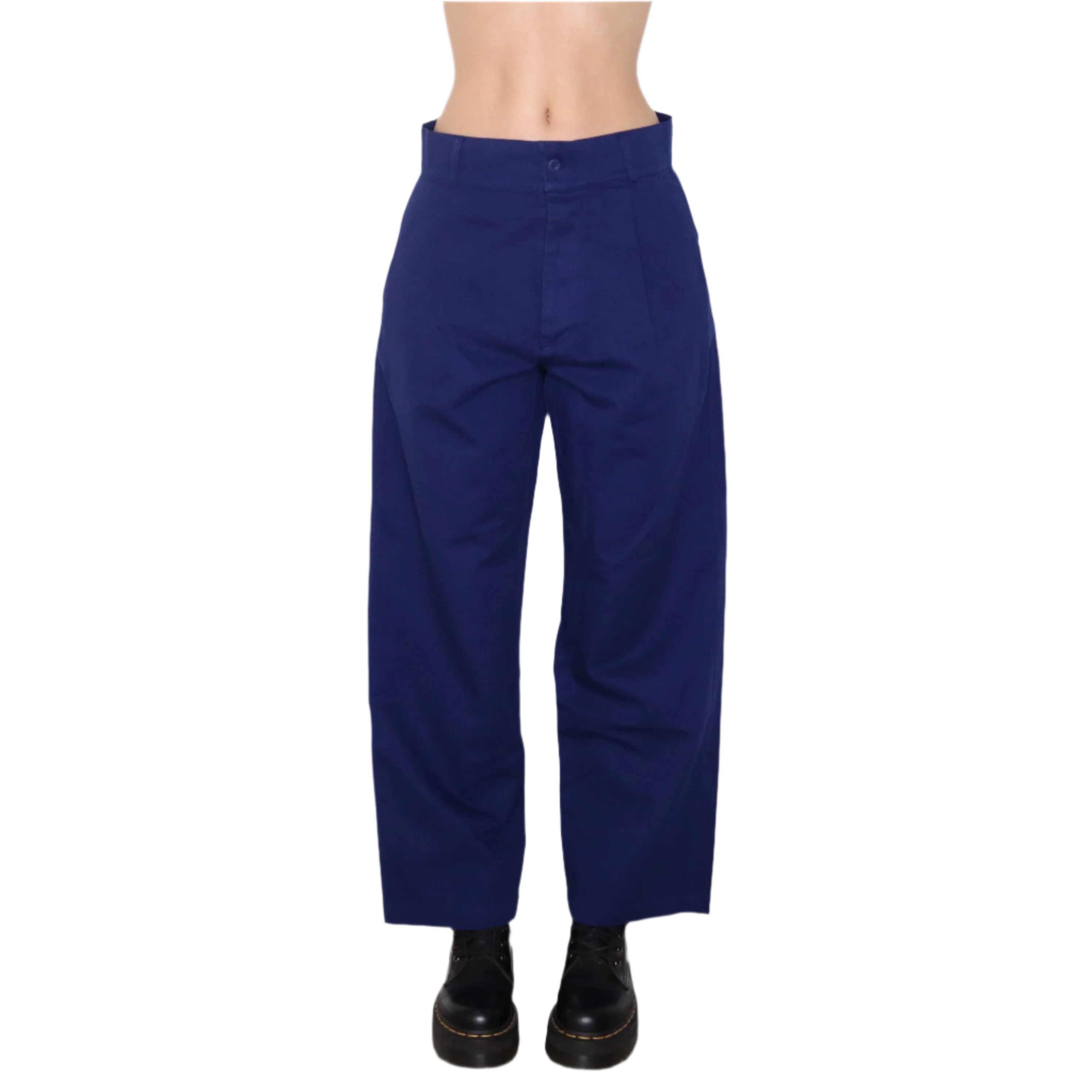 LABO.ART Navy Wide Leg Pants (M) 