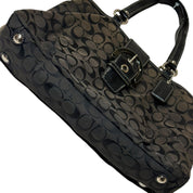 COACH soho east west signature shoulder bag