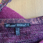 Italian Vintage Mohair Wool Cardigan (S)