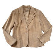 2000s Sand Suede Blazer (M/L)