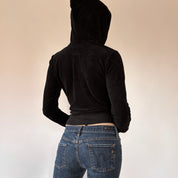 Juicy Couture Noir Hoodie (S/M)