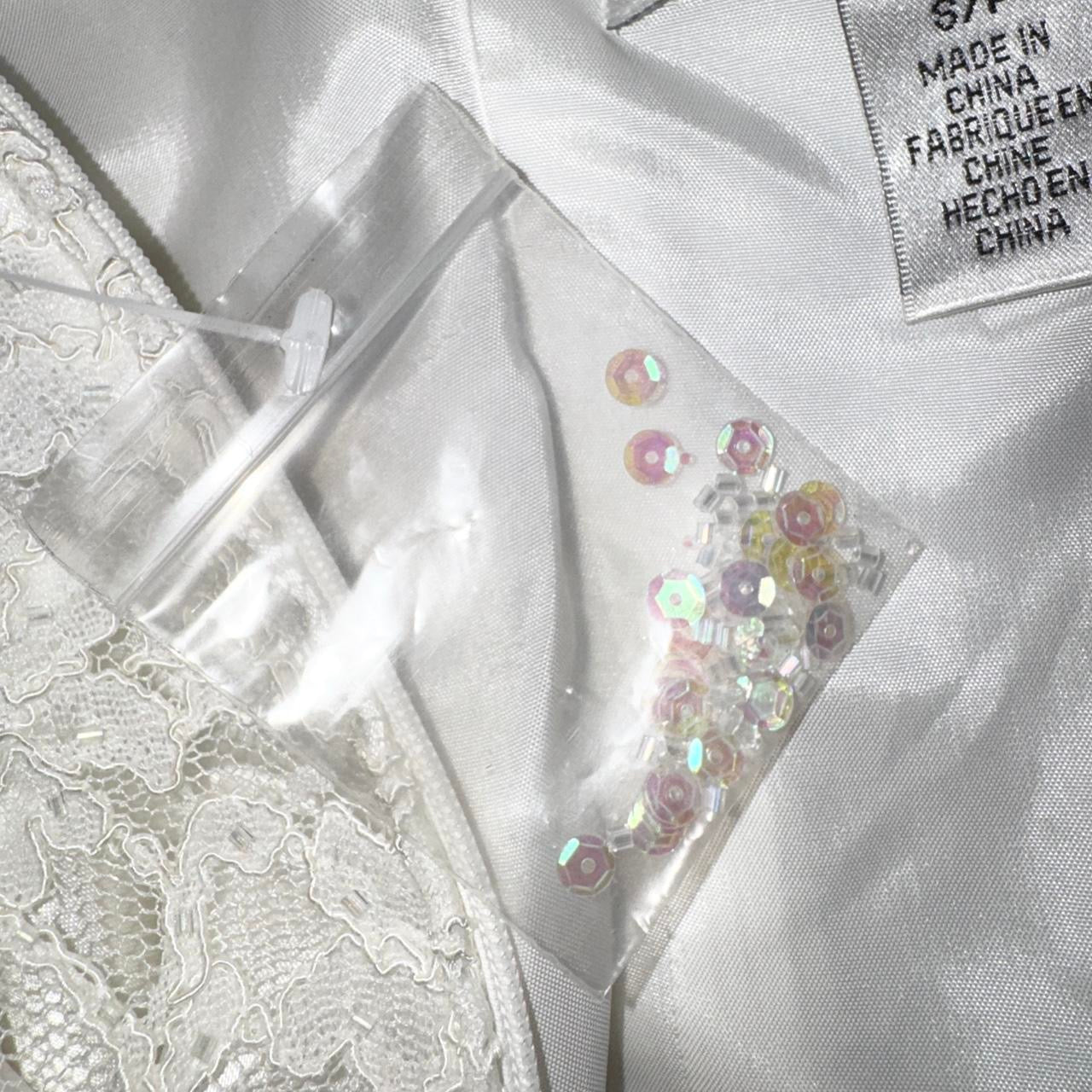 Embellished Lace High Neck Top (S)