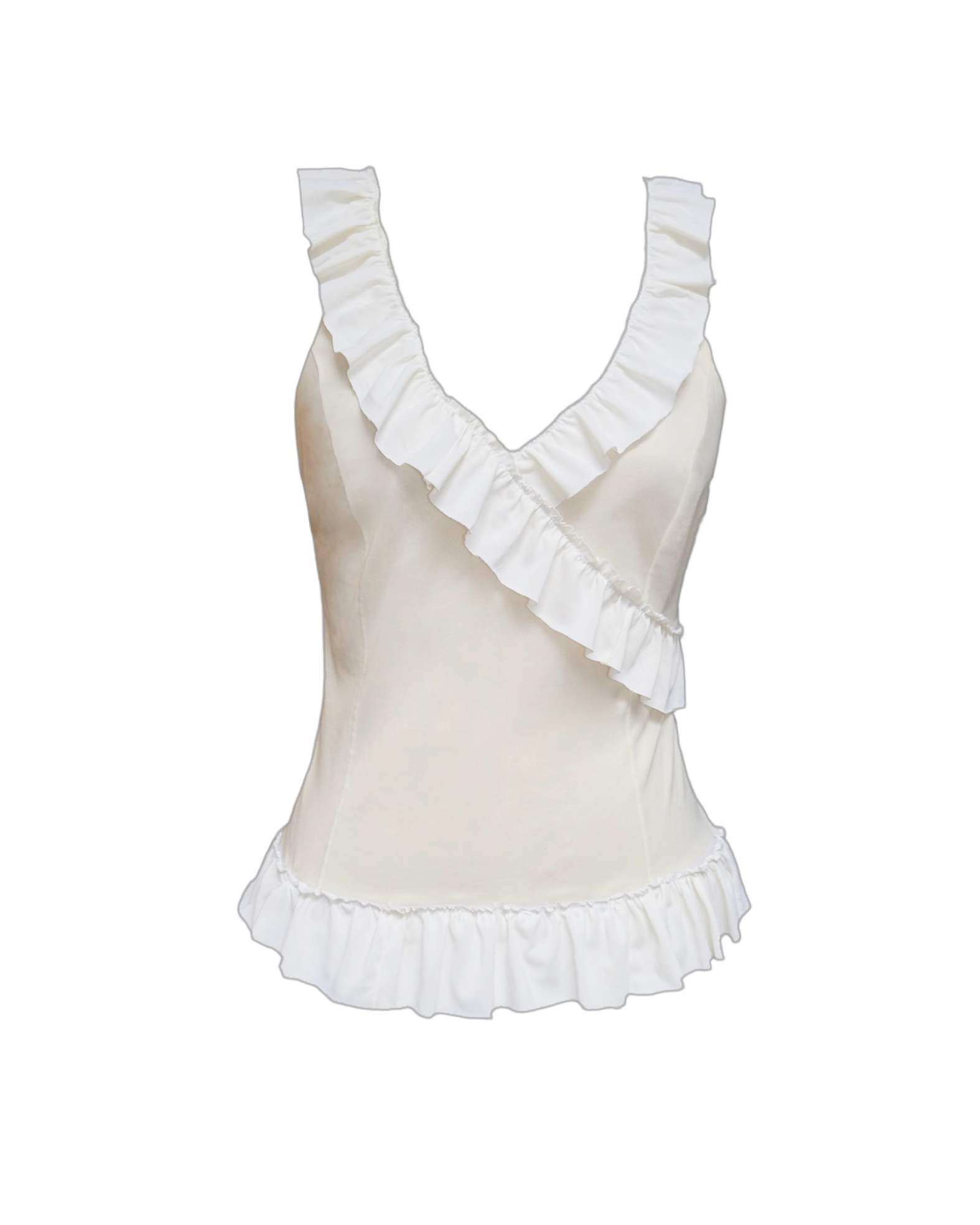 Vanilla Ribbon Top (XS-L)