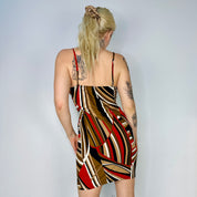 Geometric Funky Print Minidress (S)