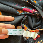 Vintage Floral Keyhole Top (XS/S)