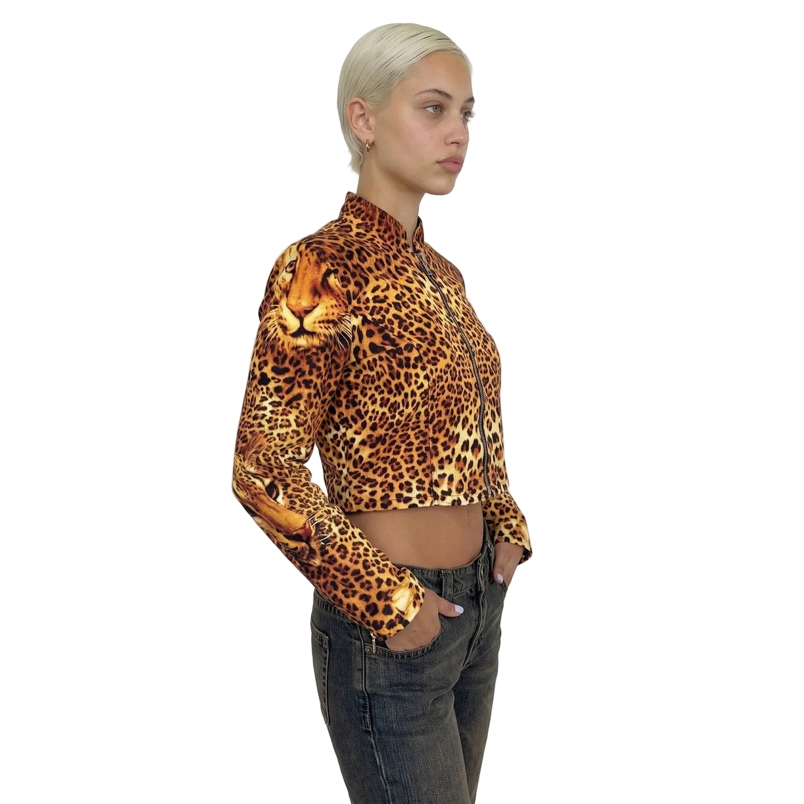 Vintage Italian Leopard Jacket (S)