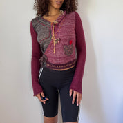 Italian Vintage Mohair Wool Cardigan (S)