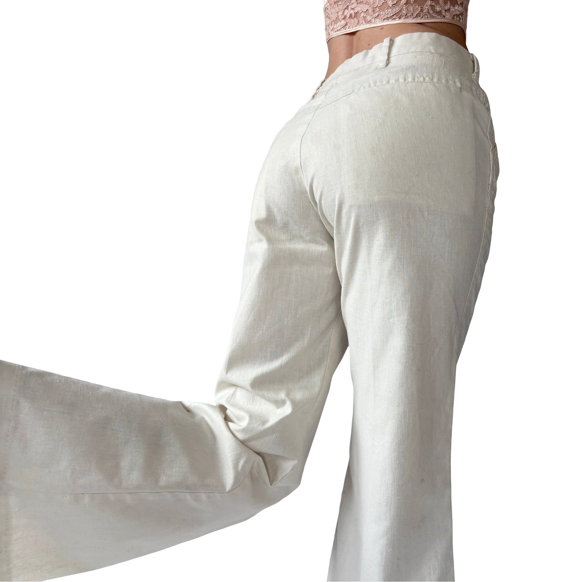 Levi’s 70s Cream Bellbottoms (S)