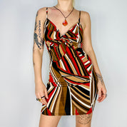 Geometric Funky Print Minidress (S)