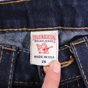 Y2K TRUE RELIGION Low Waisted Flared Jeans (XS/S)