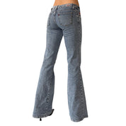 Y2K Low Rise Flare Jeans (XS)