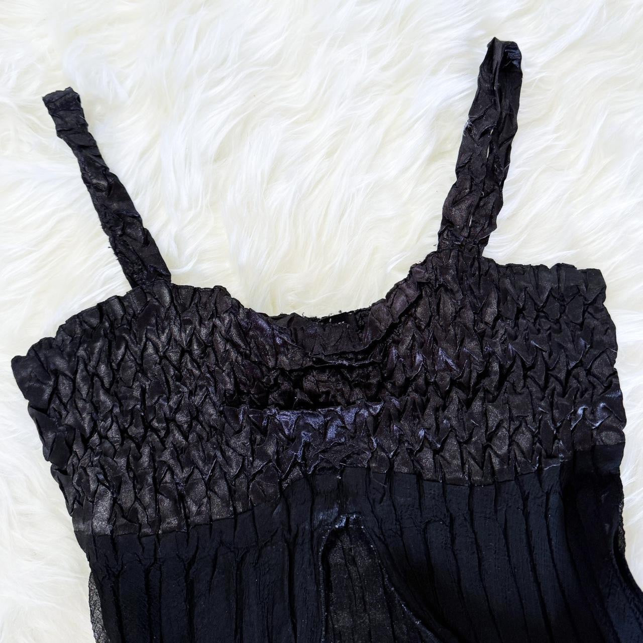 2000s Whimsigoth Split Front Cami (S)