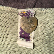 Vintage Floral Embroidered Ombré Top (S)