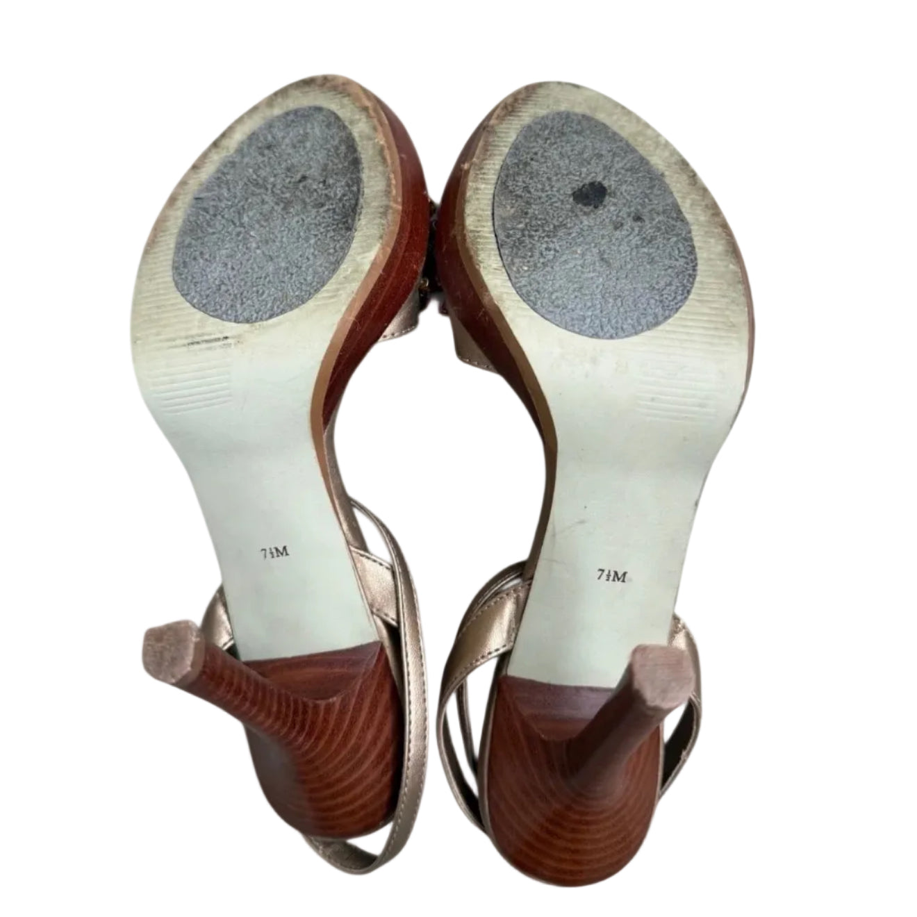 Amanda Smith Embellished Knot Heels (7.5)