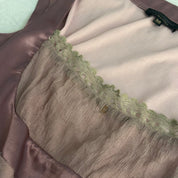 Silk Rose Gauze Dress (XS/S)