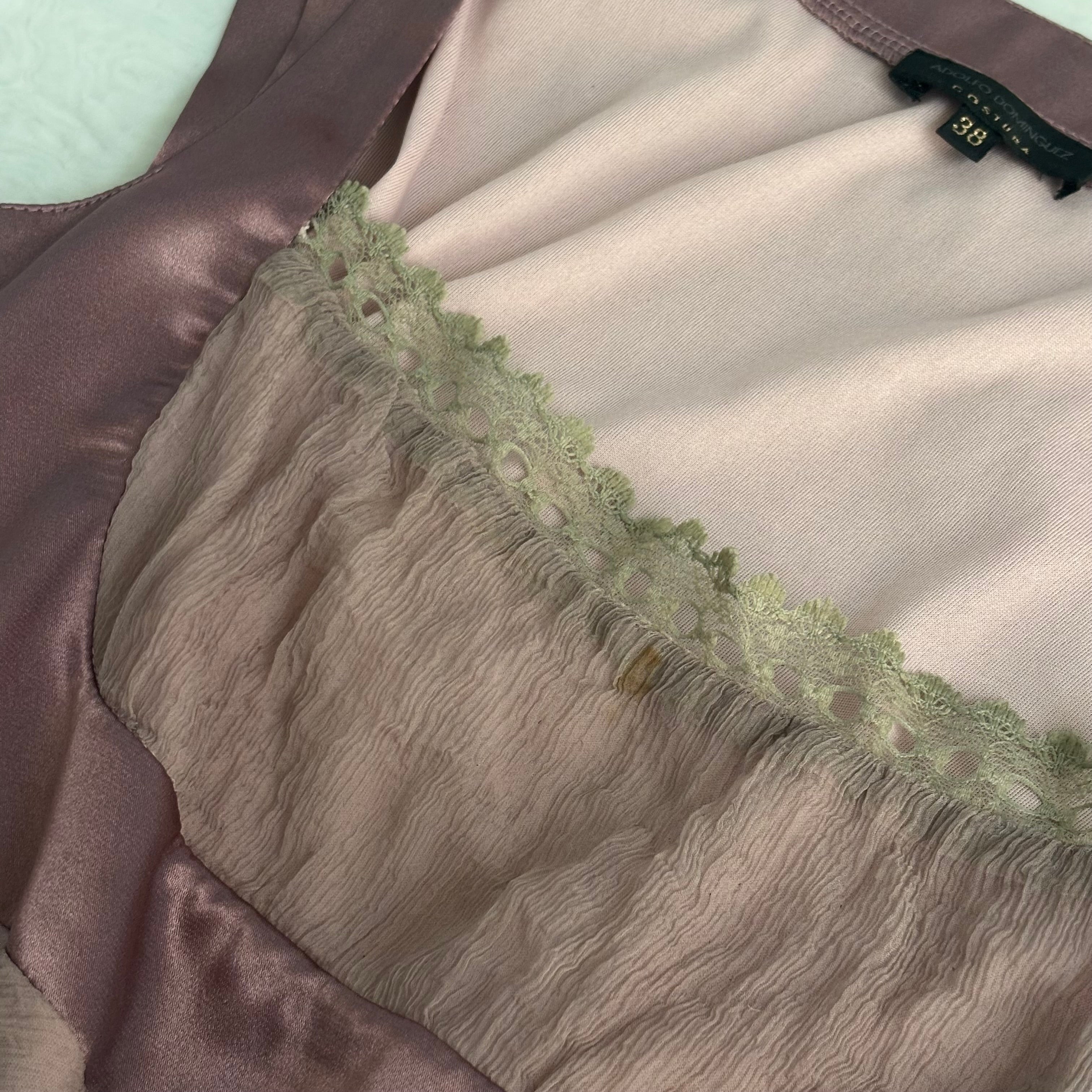 Silk Rose Gauze Dress (XS/S)